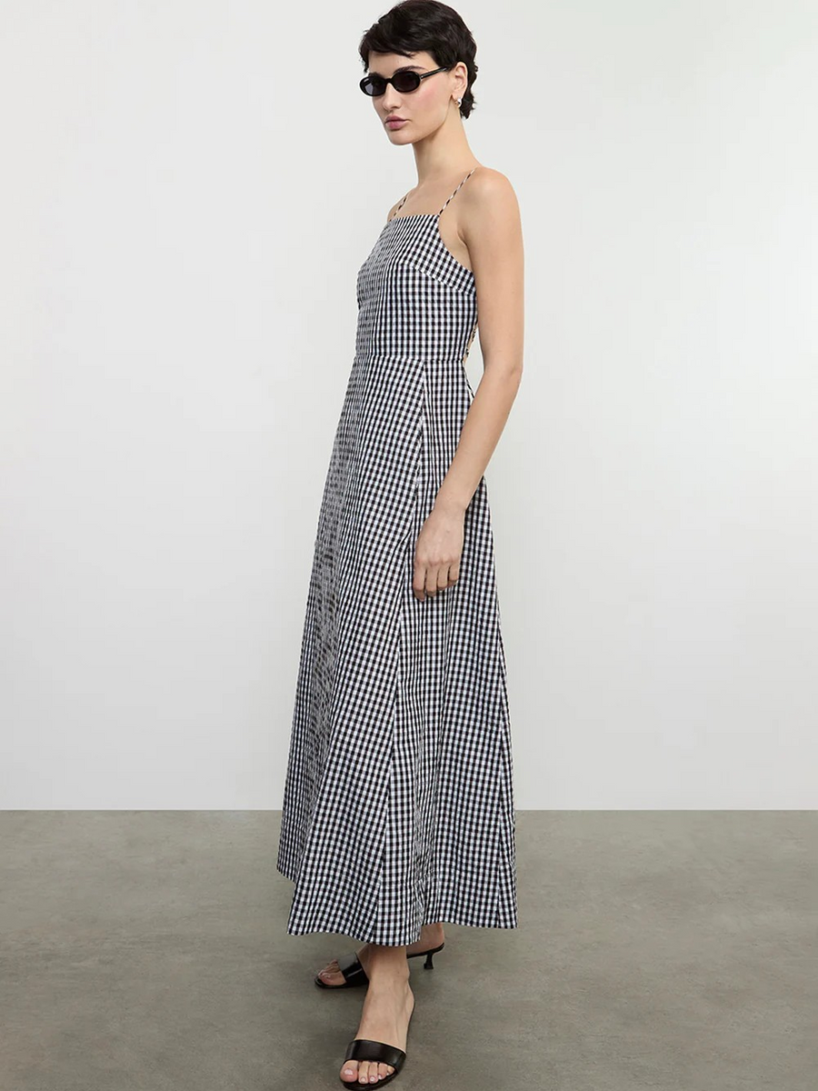 Textured Gingham Dress in Japanese Cotton – Augusta Twenty