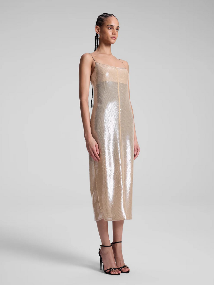 danielle midi dress Danielle Casual Midi Dress L / Natural