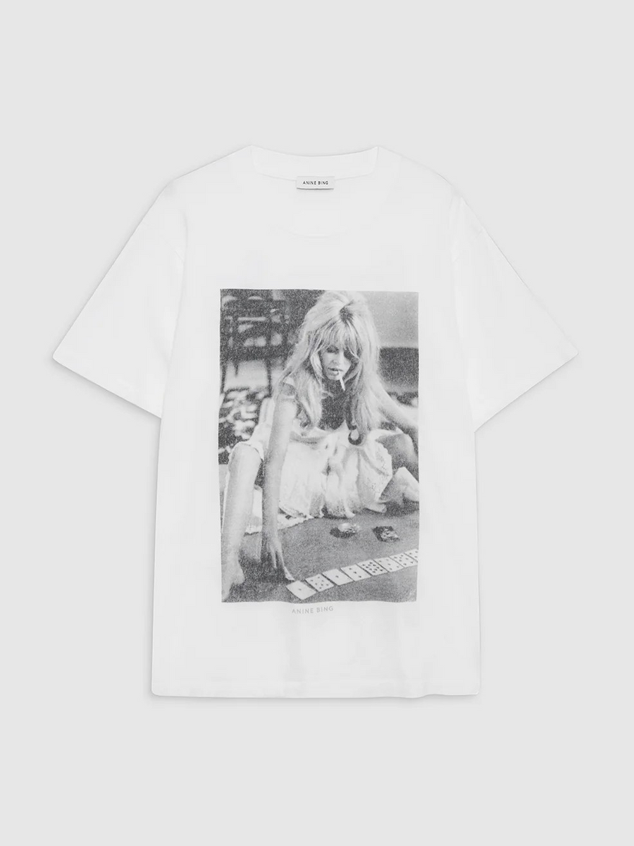 ANINE BING LILI TEE BRIGITTE BARDO Tシャツ Lili Tee AB X DK X Brigitte Bardot – Augusta Twenty
