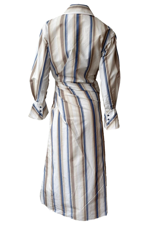 Marge Stripe Midi Dress