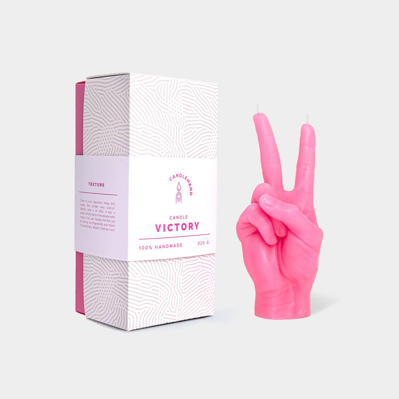 Original CandleHand "Peace" Candle - Lifesize & Full Detail