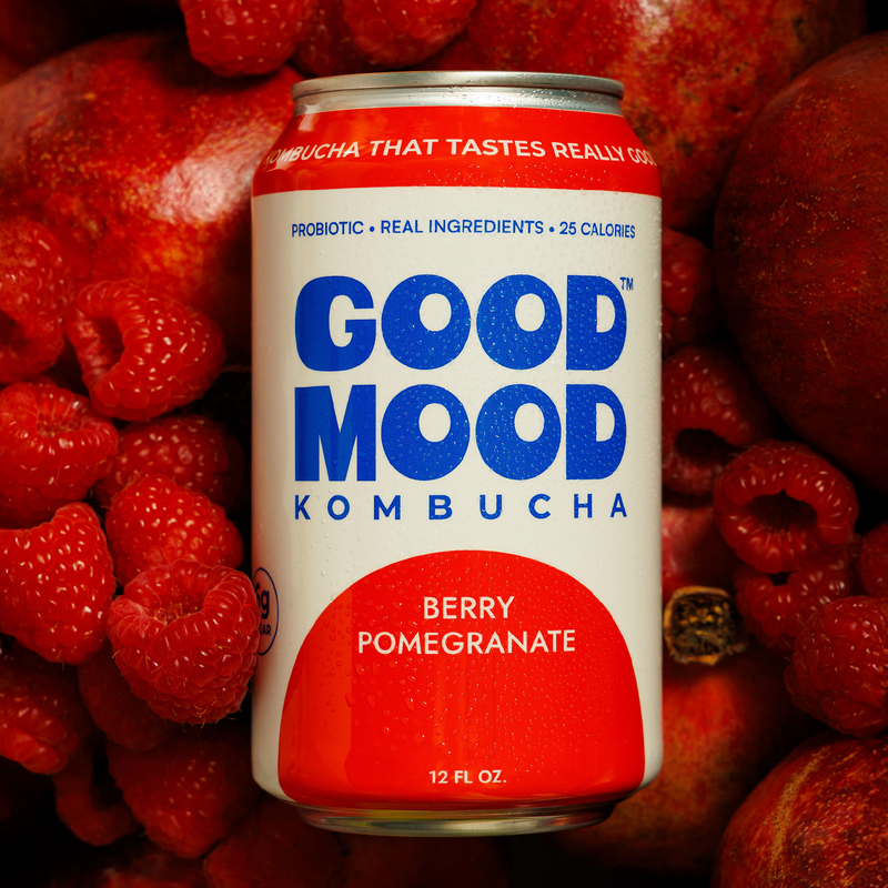 Berry Pomegranate Kombucha - 6 pack