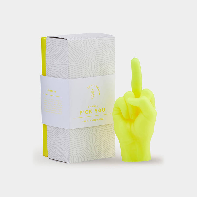 Original CandleHand F*ck You Candle - Lifesize & Full detail