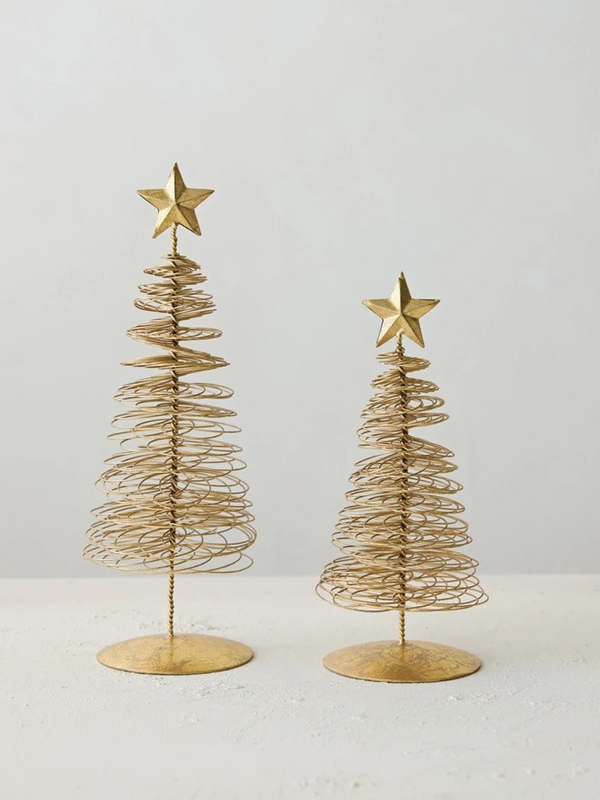 Metal Wire Christmas Tree w/ Star