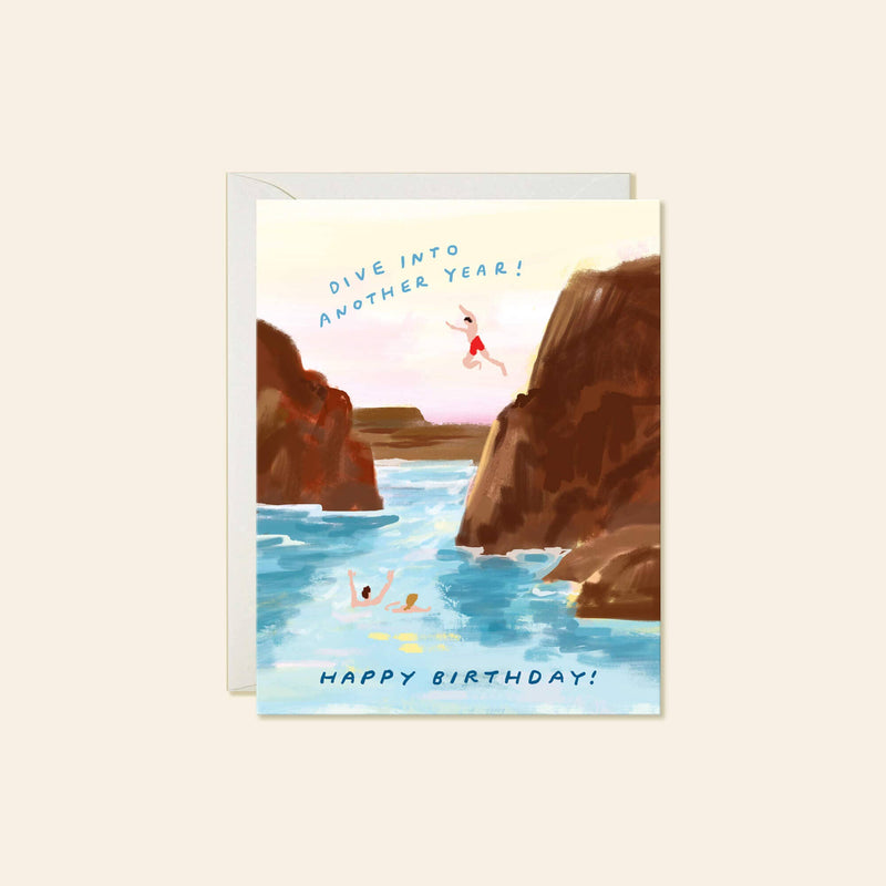 Dive Into Another Year – Summer Birthday Card