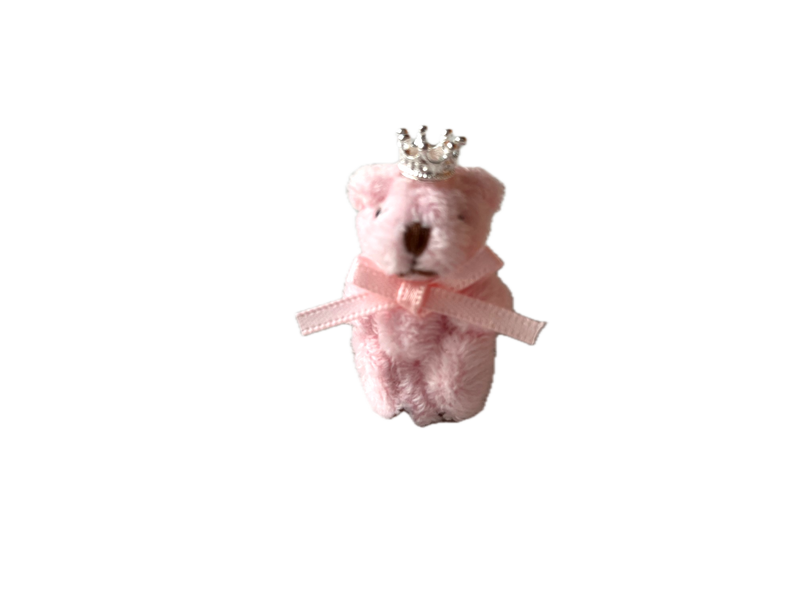 Tiny Princess Soft Stuffed Teddy Bear (Pink)