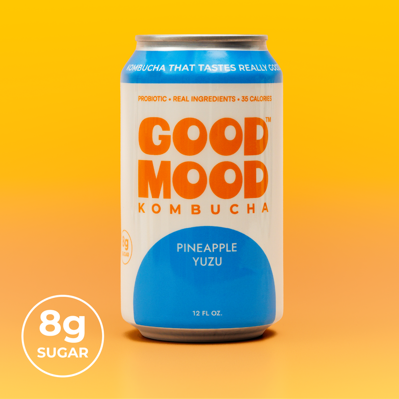 Pineapple Yuzu Kombucha - 6 pack