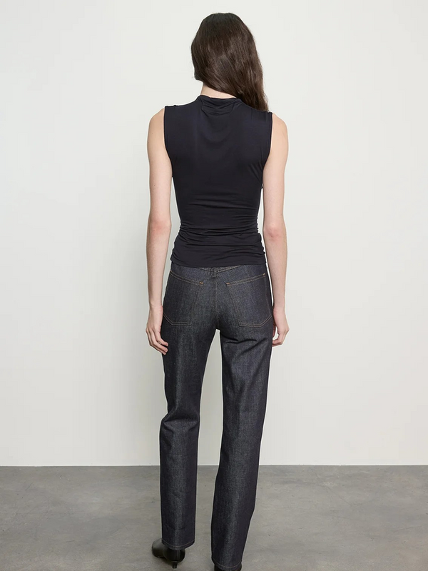 Fluid Jersey Sleeveless Twist Top