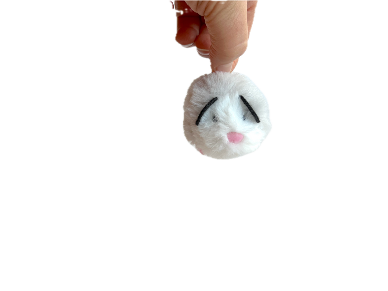 Miniature Plush Opossum Small Possum Stuffed Animal Keychain