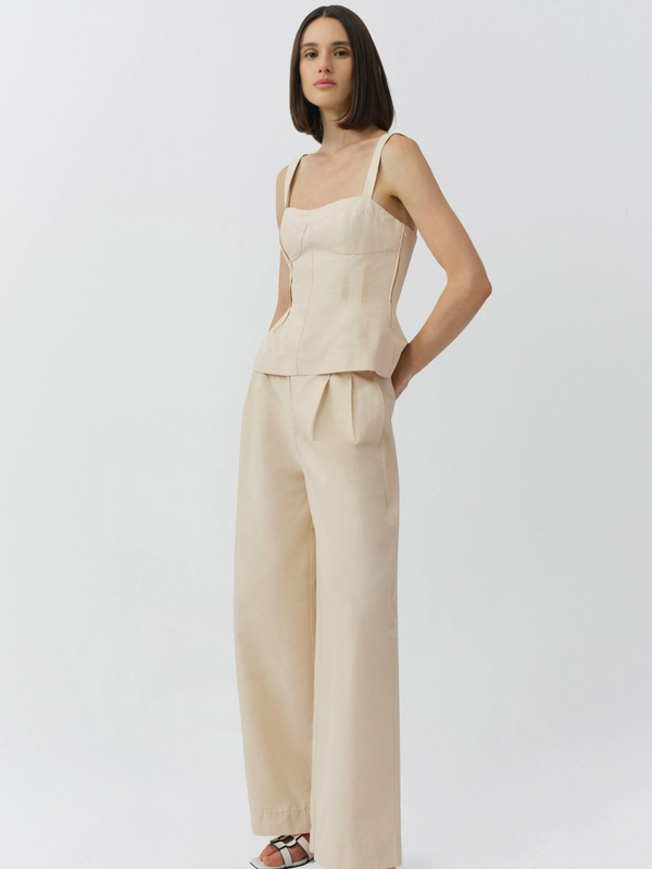 Leroy Pleated Wide Leg Pant