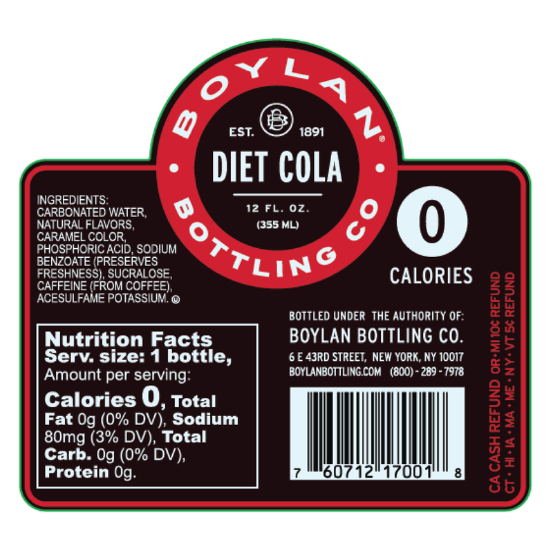 Diet Cane Cola - 24 pack