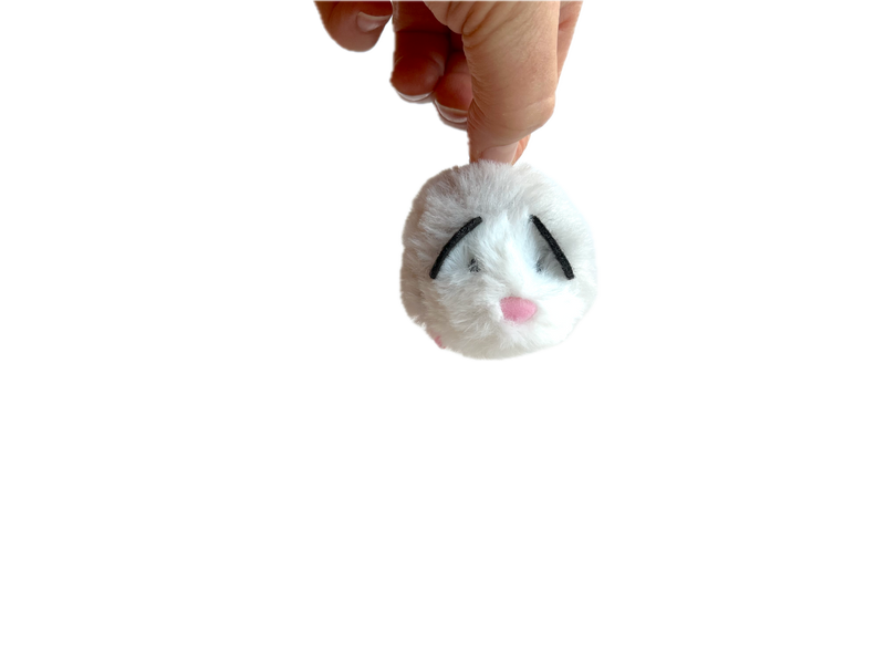 Miniature Plush Opossum Small Possum Stuffed Animal Keychain