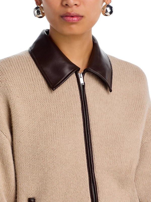 Zofia Zipper Cardigan