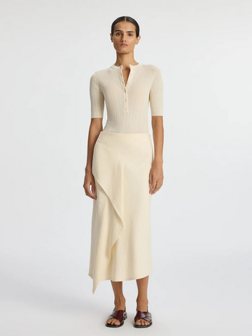 Lia Linen Midi Skirt