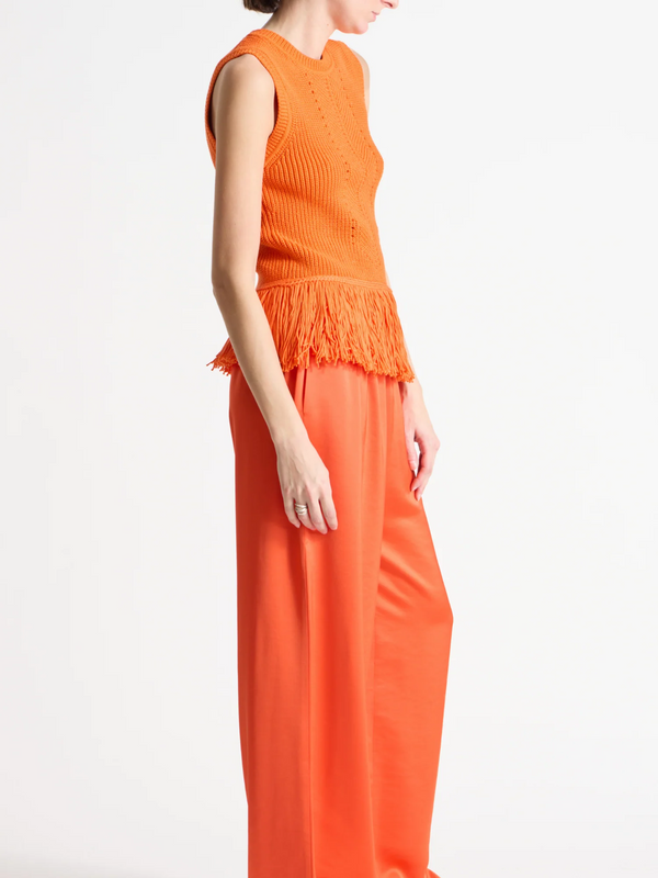 Collins Fringe Knit Blouse