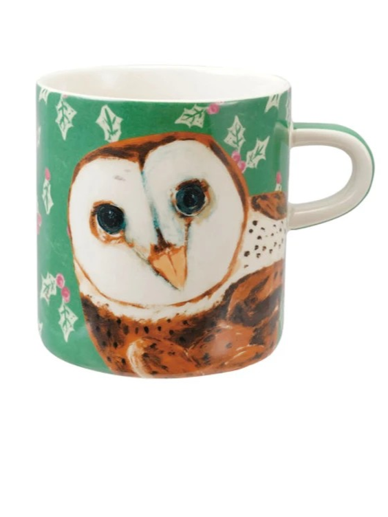 16oz Stoneware Mug w/ Holiday Pattern/Animal