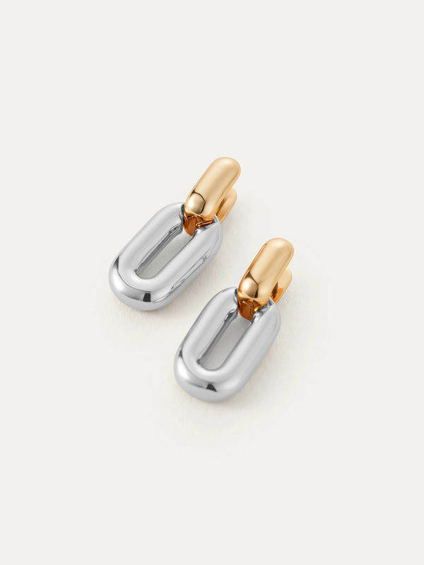 Puffy Detachable Link Earrings