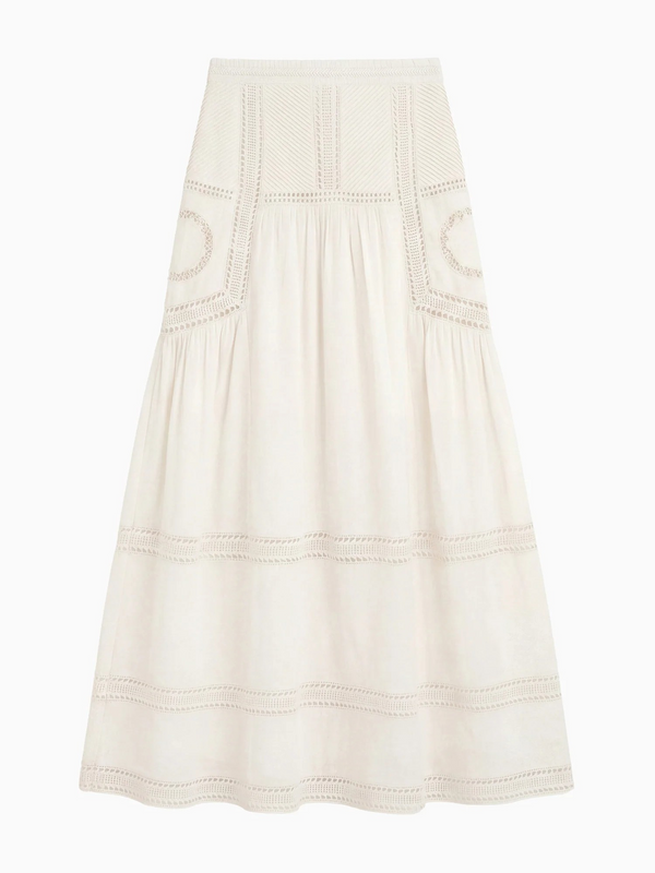 Alice Cotton Midi Skirt
