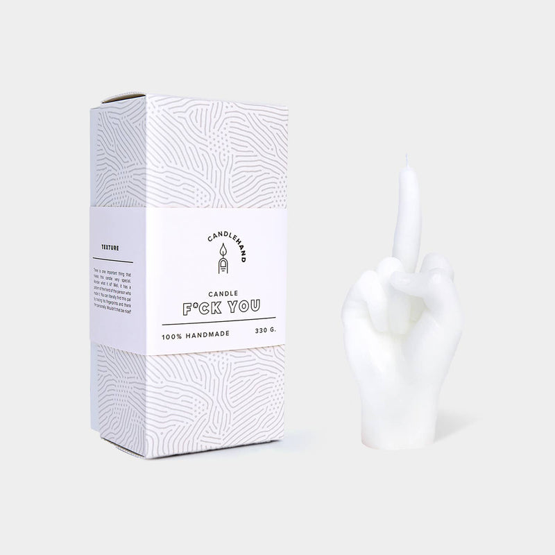 Original CandleHand F*ck You Candle - Lifesize & Full detail