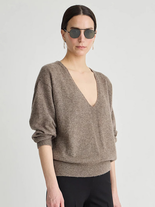 Softest Silk Cashmere V-Neck