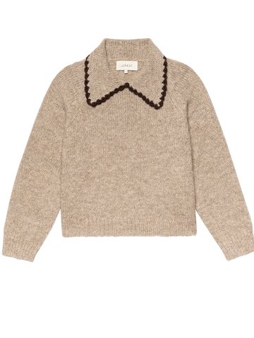 The Crochet Collar Pullover