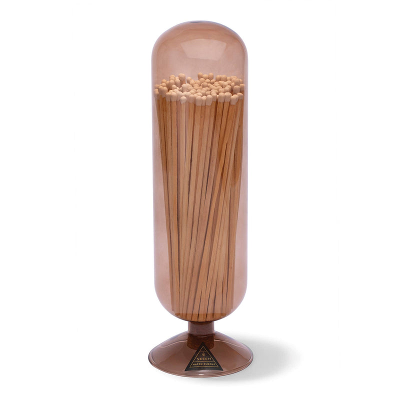 Fireplace Match Cloche, Mushroom