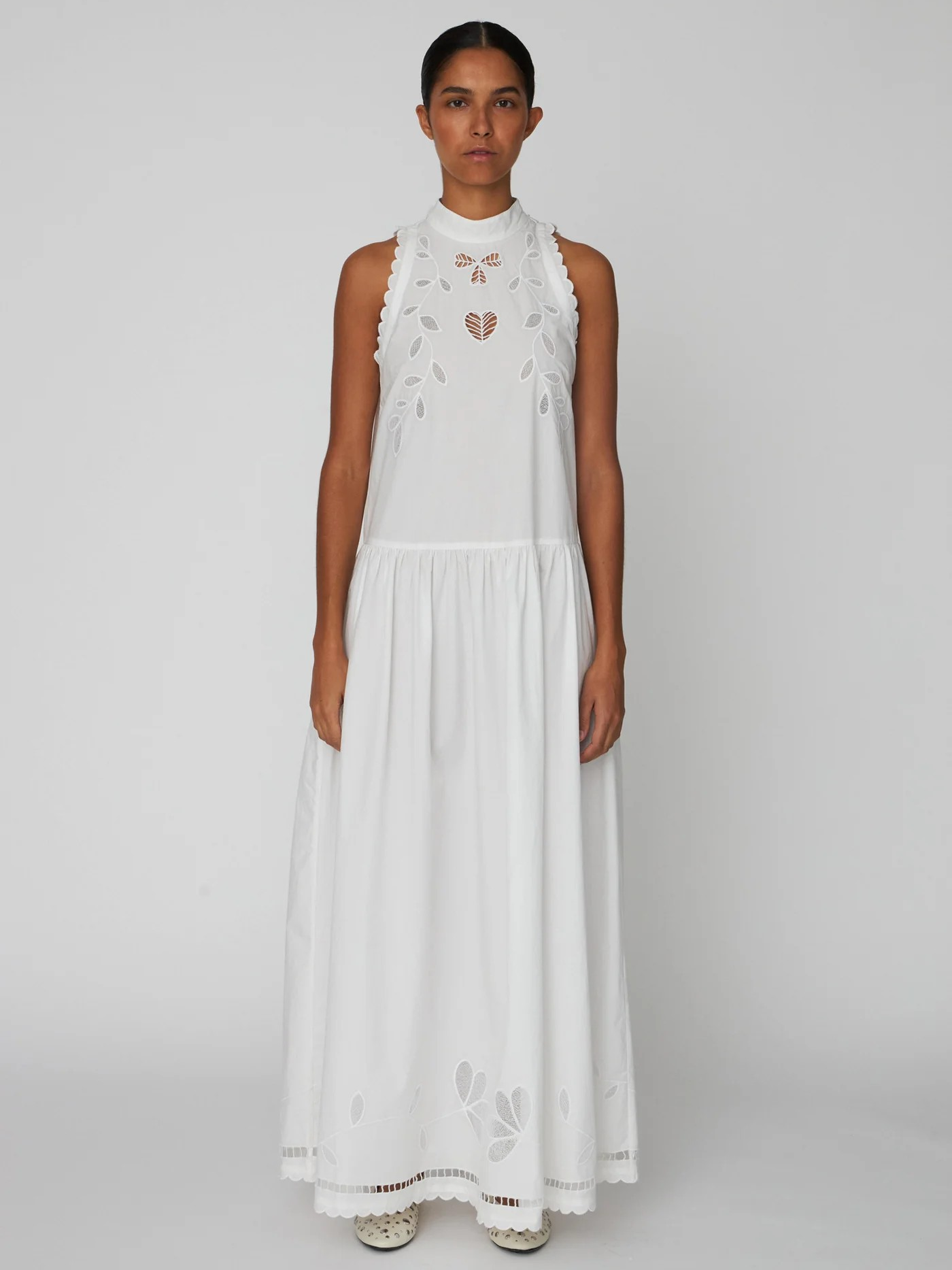 Embroidery Anglaise Sleeveless Maxi Dress Augusta Twenty Embroidery Anglaise Sleeveless Maxi Dress Augusta Twenty