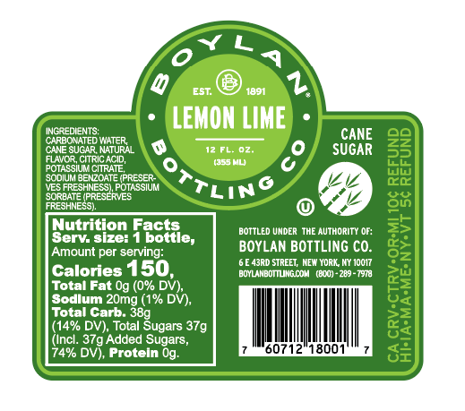 Lemon Lime Soda - 4 Pack