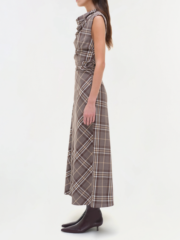 Burke Draped Midi Dress
