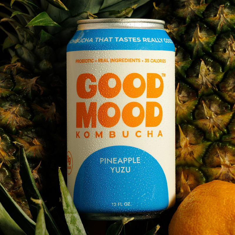 Pineapple Yuzu Kombucha - 6 pack