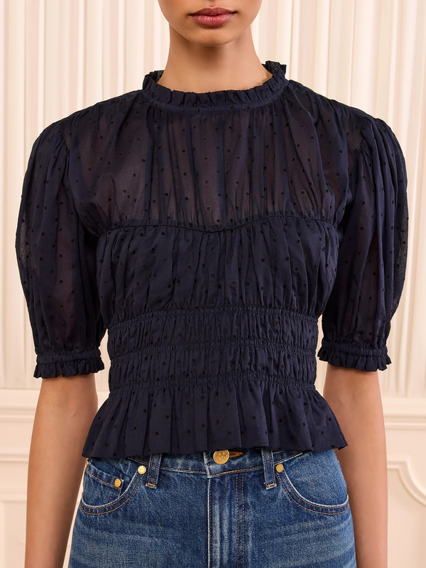 Rae Short Sleeve Cotton Top