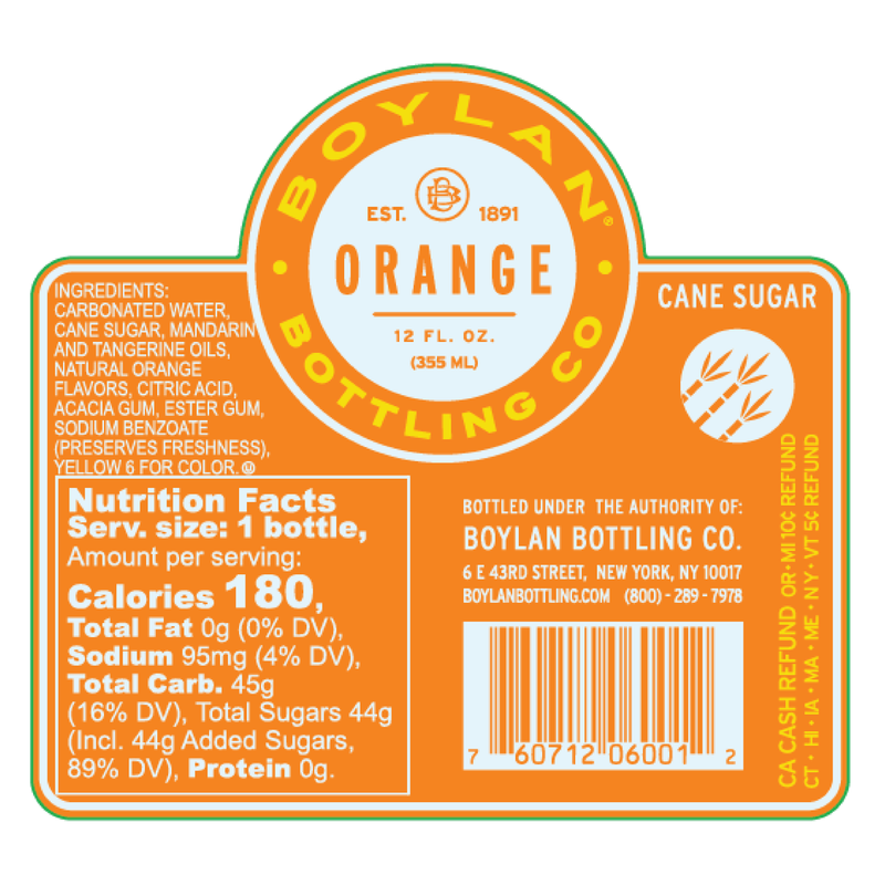 Orange Soda - 24 Pack