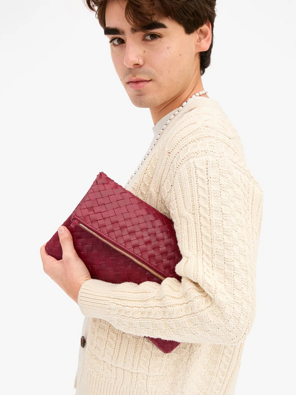Foldover Clutch w/ Strap