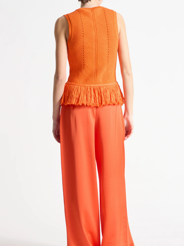Collins Fringe Knit Blouse
