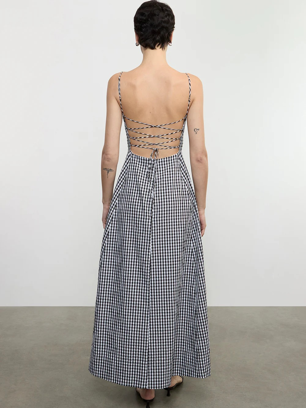 Textured Gingham Dress in Japanese Cotton – Augusta Twenty