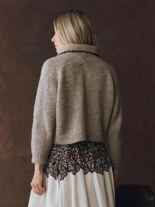 The Crochet Collar Pullover