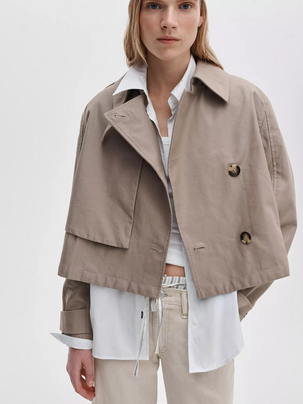 Jamie Cropped Trench