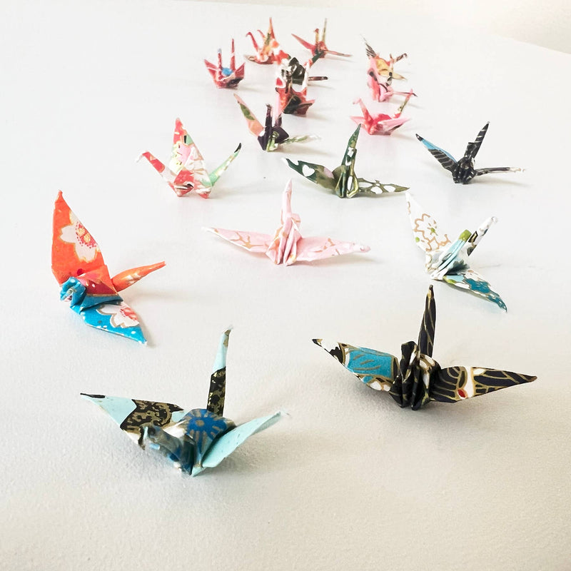 On Your Way: Origami Crane Embellished Birthday or Grad Card