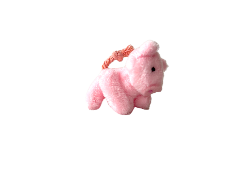 Miniature Plush Pig (Pink)
