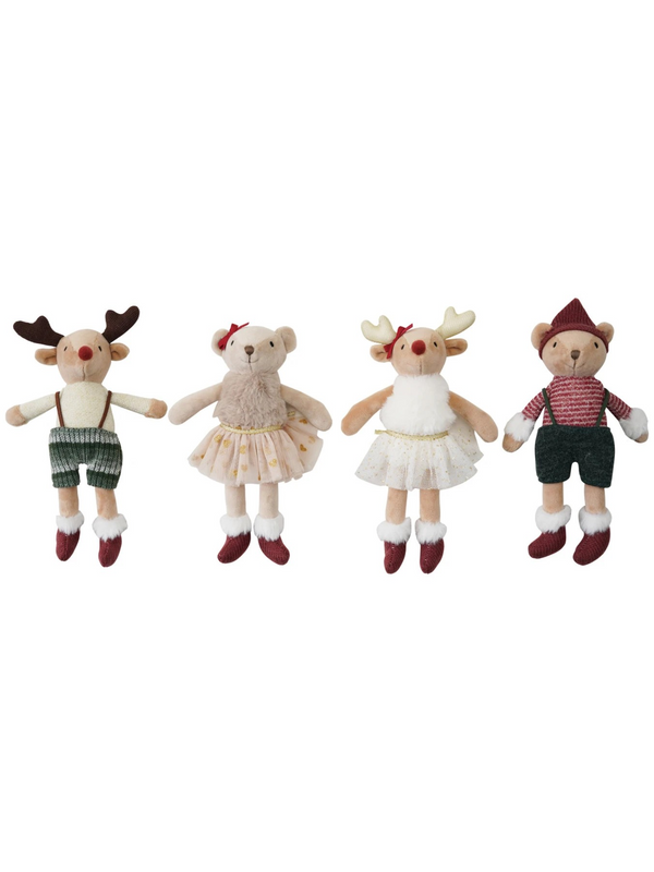 Plush Reindeer/Bear in Clothes