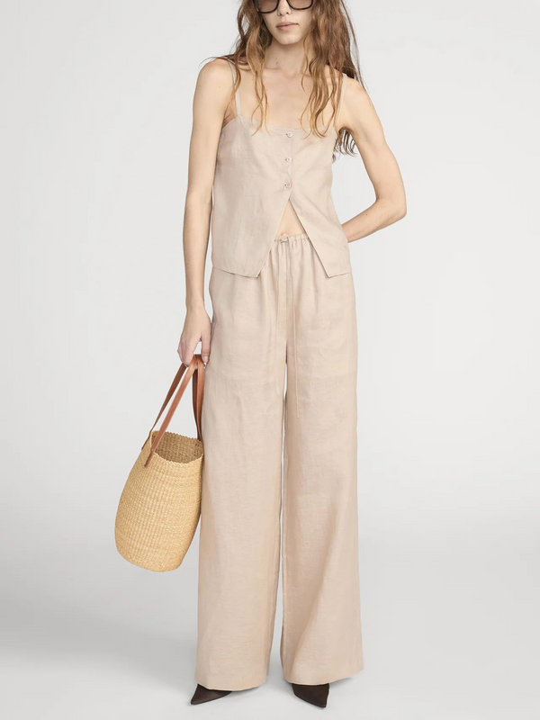 The Linen Button Cami
