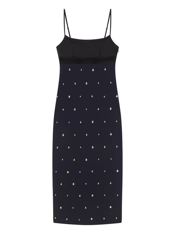 alc alana embellished midi dress A.L.C. Alana Jewel-Embellished Midi Dress