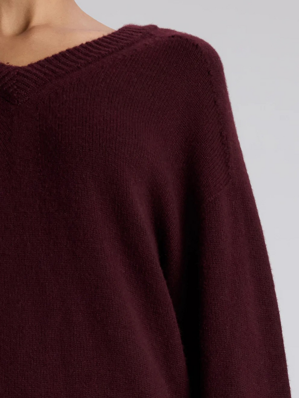 Calven Cashmere V Neck Sweater