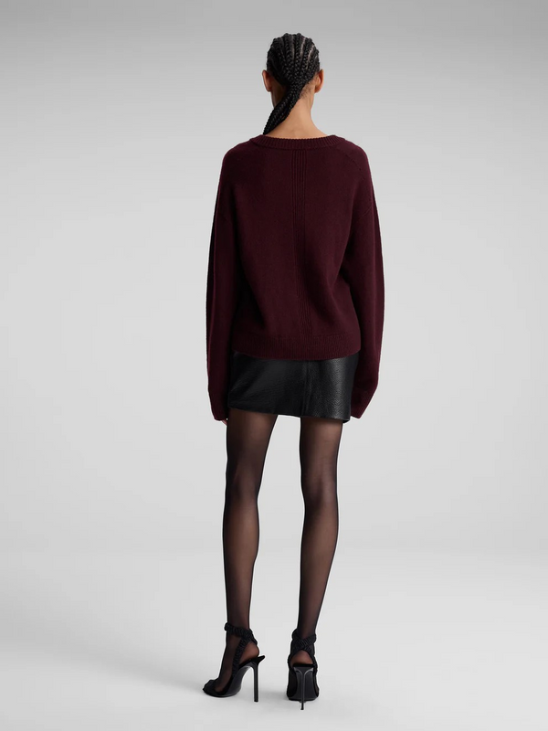 Calven Cashmere V Neck Sweater