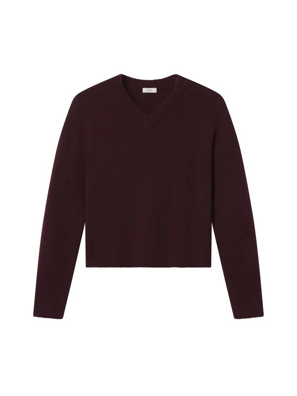 Calven Cashmere V Neck Sweater