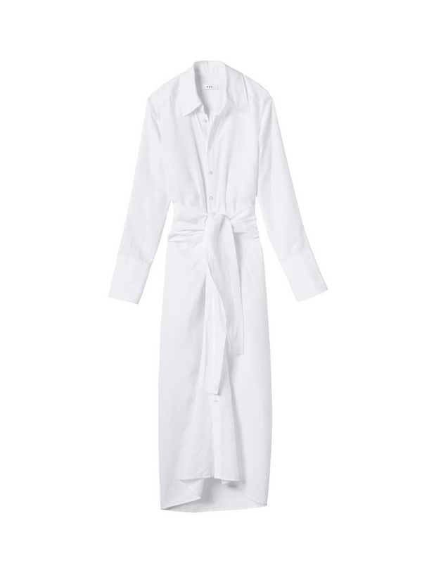 Carson Maxi Linen Shirtdress