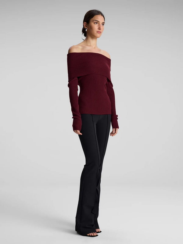 Evelyn Merino Off Shoulder Top