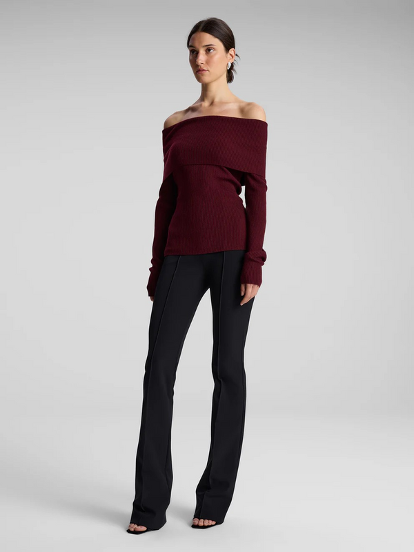 Evelyn Merino Off Shoulder Top