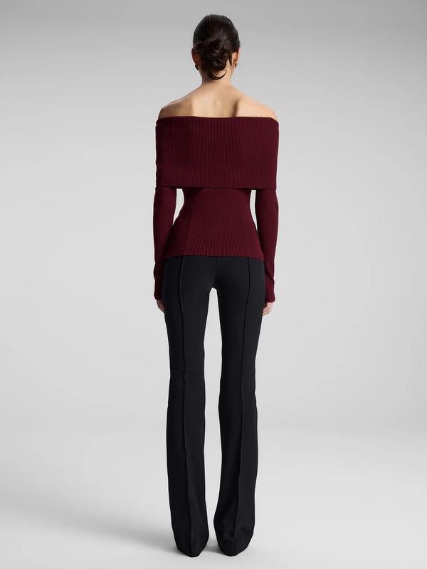 Evelyn Merino Off Shoulder Top