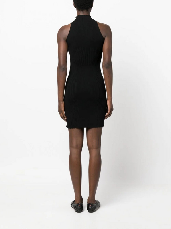 Zero Ribbed Sleeveless Mini Dress